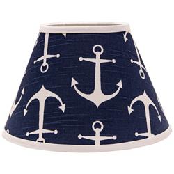 Navy Anchors Aweigh 8x14x10.5 Empire Shade (Spider)