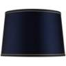Navy Blue Shade with Navy and Gold Trim 14x16x11 (Spider)