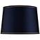 Navy Blue Shade with Navy and Gold Trim 14x16x11 (Spider)