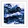 Navy II 23" Square Framed Giclee Wall Art