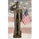 Navy Sailor Uniform - African American 30"H Bronze Statue