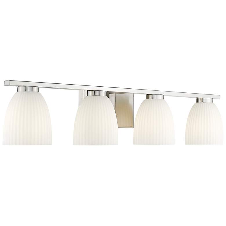 Image 1 Naya by Z-Lite Brushed Nickel 4 Light Vanity