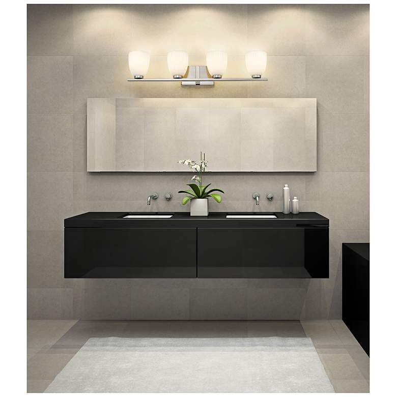 Image 2 Naya by Z-Lite Brushed Nickel 4 Light Vanity more views