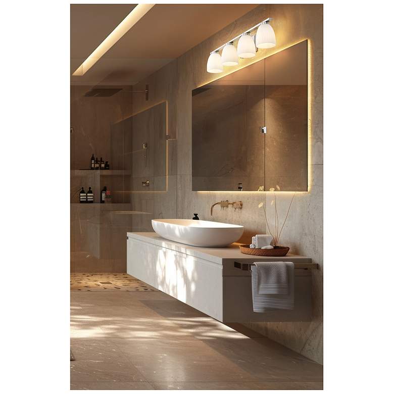Image 3 Naya by Z-Lite Brushed Nickel 4 Light Vanity more views