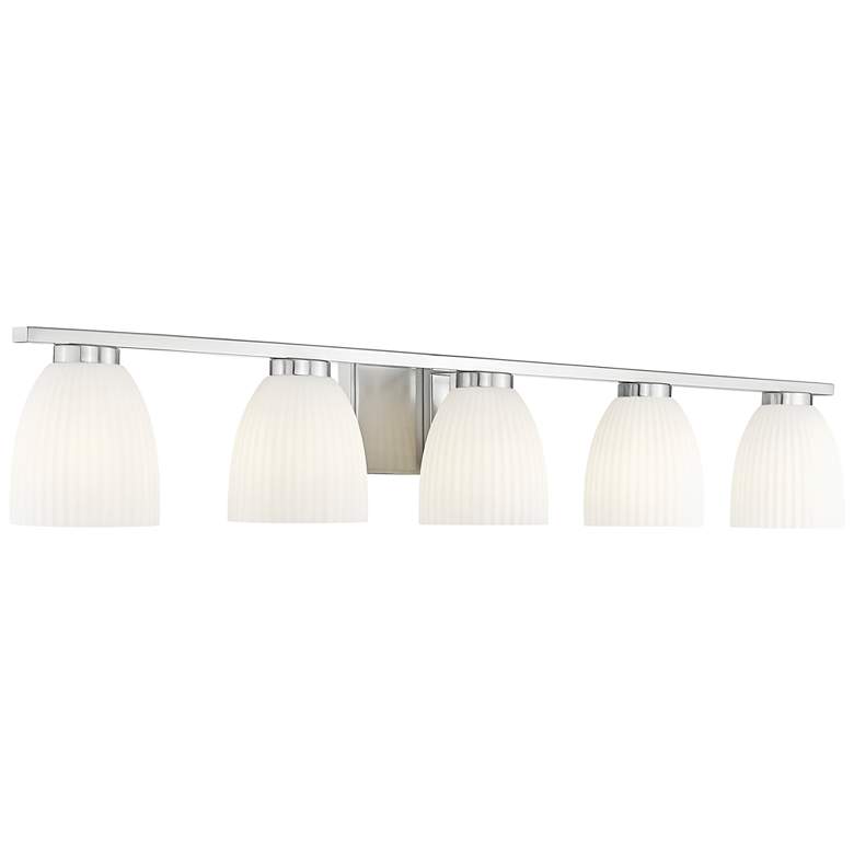 Image 1 Naya by Z-Lite Brushed Nickel 5 Light Vanity