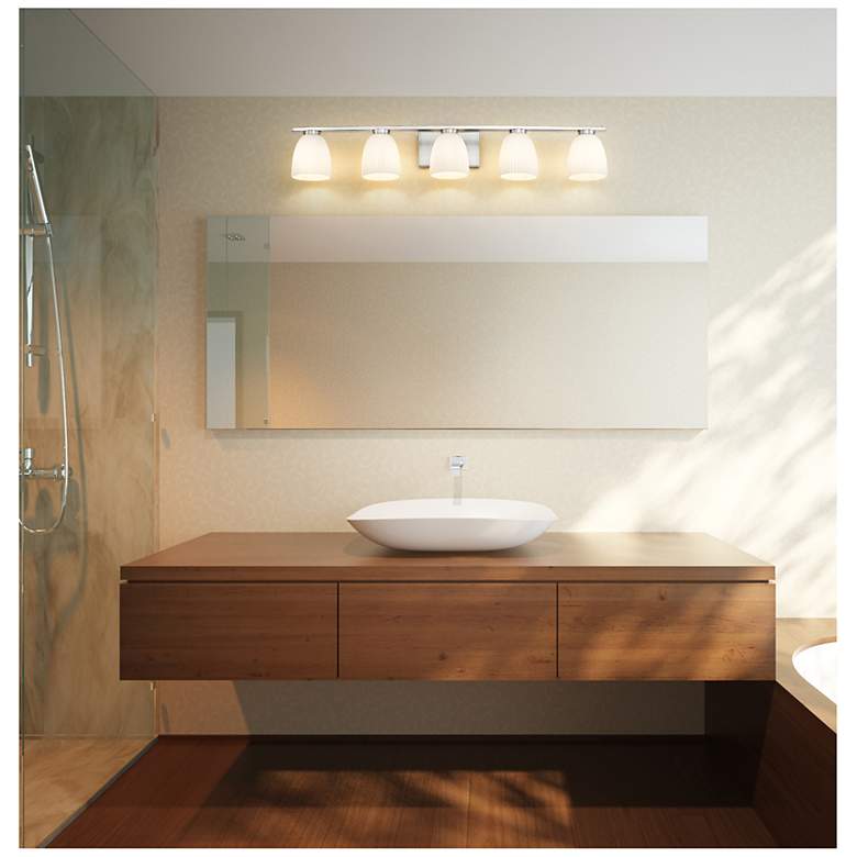 Image 3 Naya by Z-Lite Brushed Nickel 5 Light Vanity more views