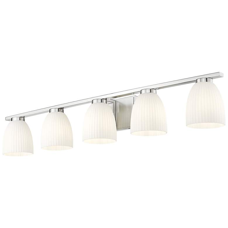 Image 5 Naya by Z-Lite Brushed Nickel 5 Light Vanity more views