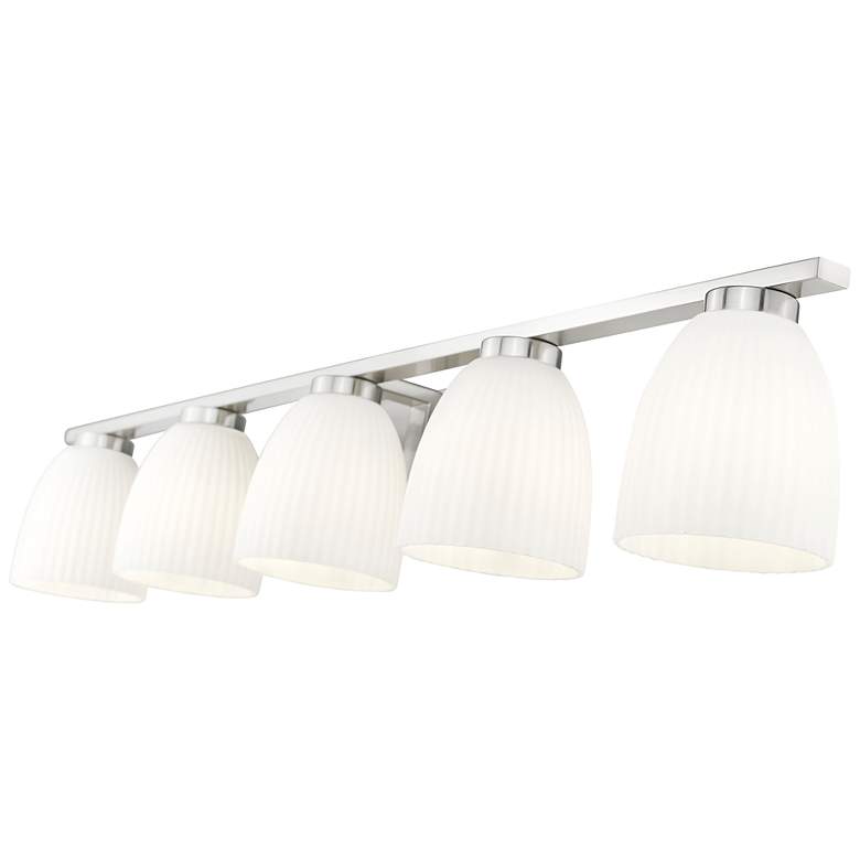 Image 6 Naya by Z-Lite Brushed Nickel 5 Light Vanity more views