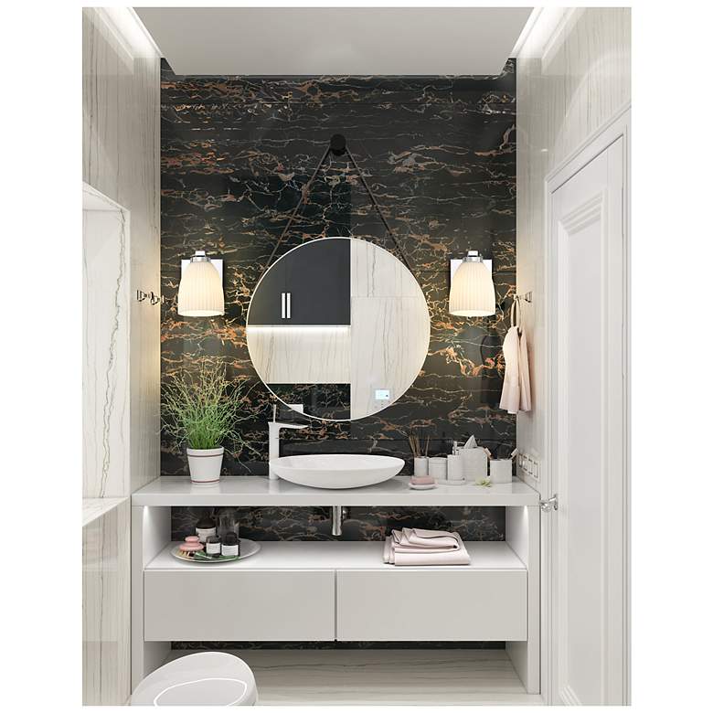 Image 3 Naya by Z-Lite Chrome 1 Light Wall Sconce more views