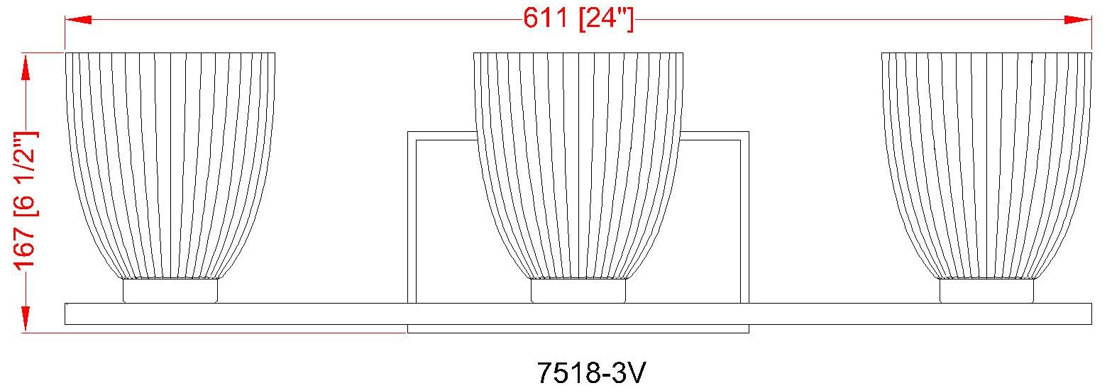 Naya by Z-Lite Chrome 3 Light Vanity
