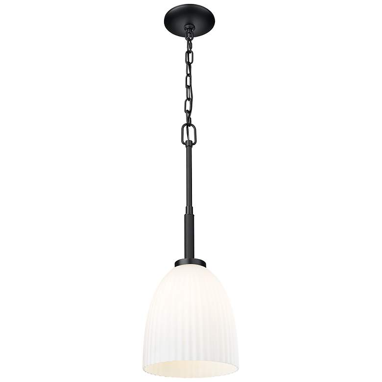 Image 4 Naya by Z-Lite Matte Black 1 Light Pendant more views