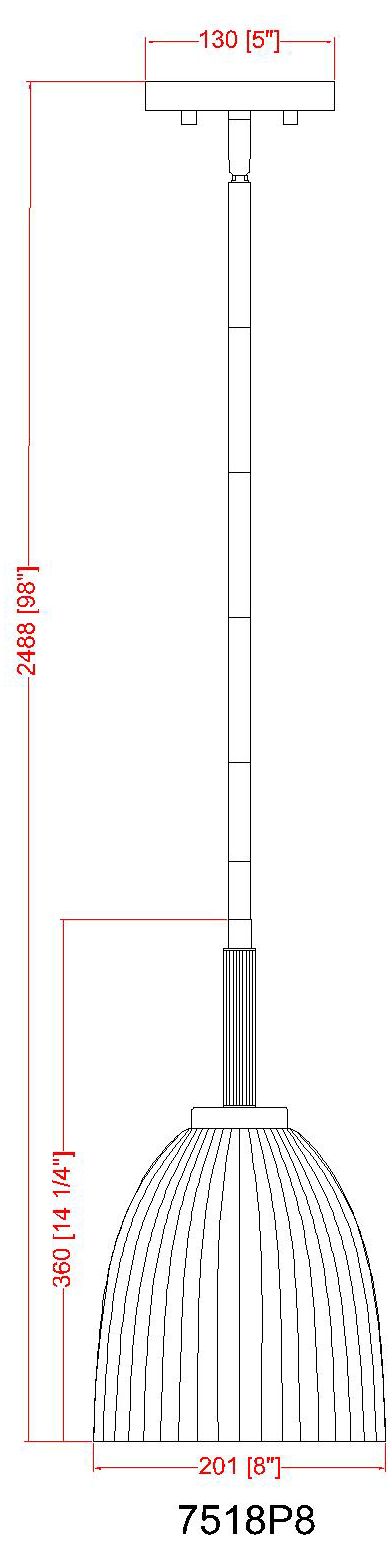 Naya by Z-Lite Matte Black 1 Light Pendant