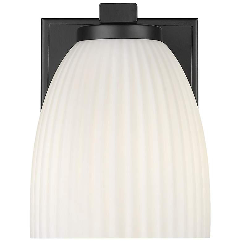 Image 4 Naya by Z-Lite Matte Black 1 Light Wall Sconce more views