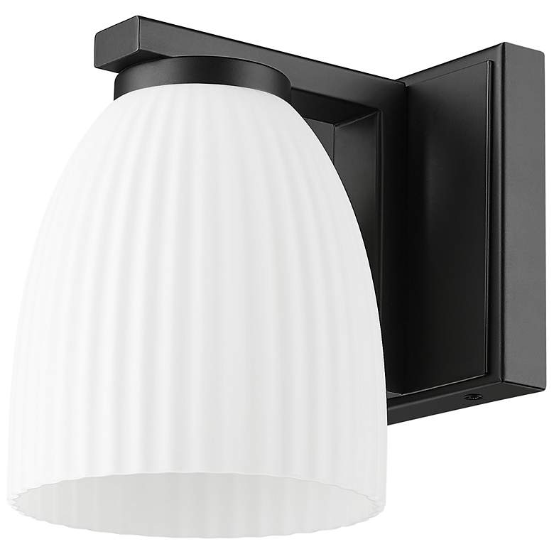 Image 7 Naya by Z-Lite Matte Black 1 Light Wall Sconce more views