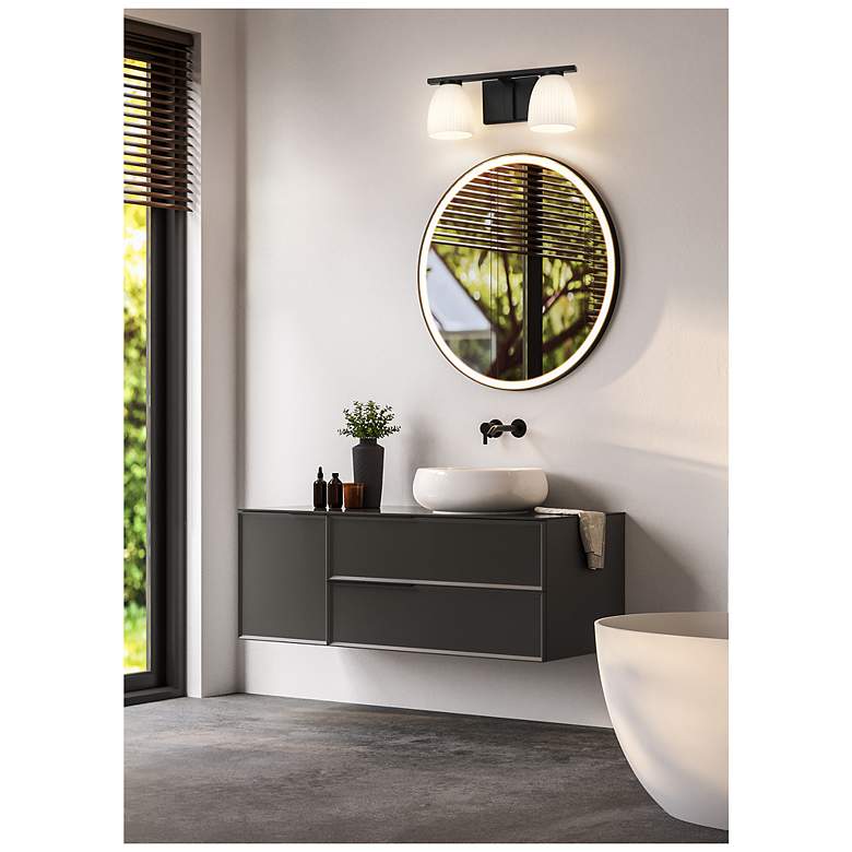 Image 3 Naya by Z-Lite Matte Black 2 Light Vanity more views