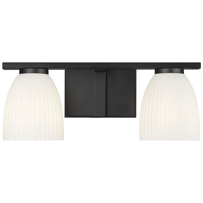 Image 4 Naya by Z-Lite Matte Black 2 Light Vanity more views