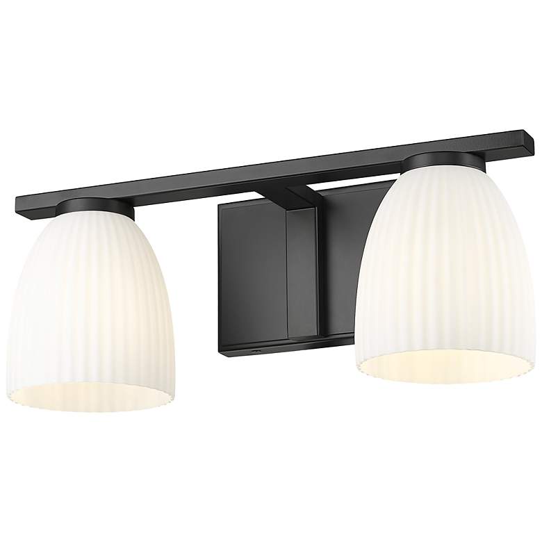 Image 5 Naya by Z-Lite Matte Black 2 Light Vanity more views