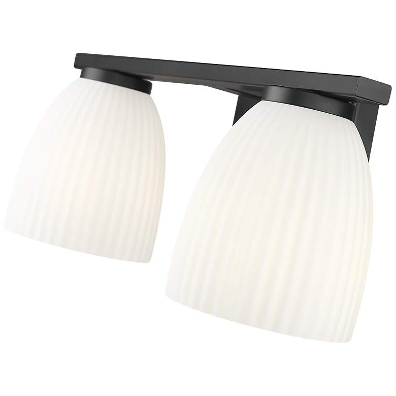 Image 6 Naya by Z-Lite Matte Black 2 Light Vanity more views