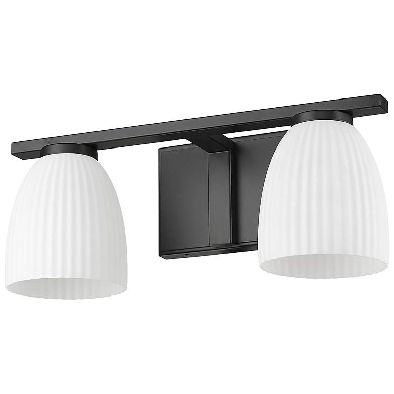 Image 7 Naya by Z-Lite Matte Black 2 Light Vanity more views