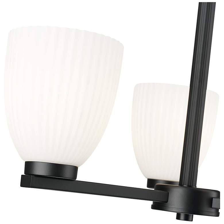 Image 6 Naya by Z-Lite Matte Black 3 Light Chandelier more views