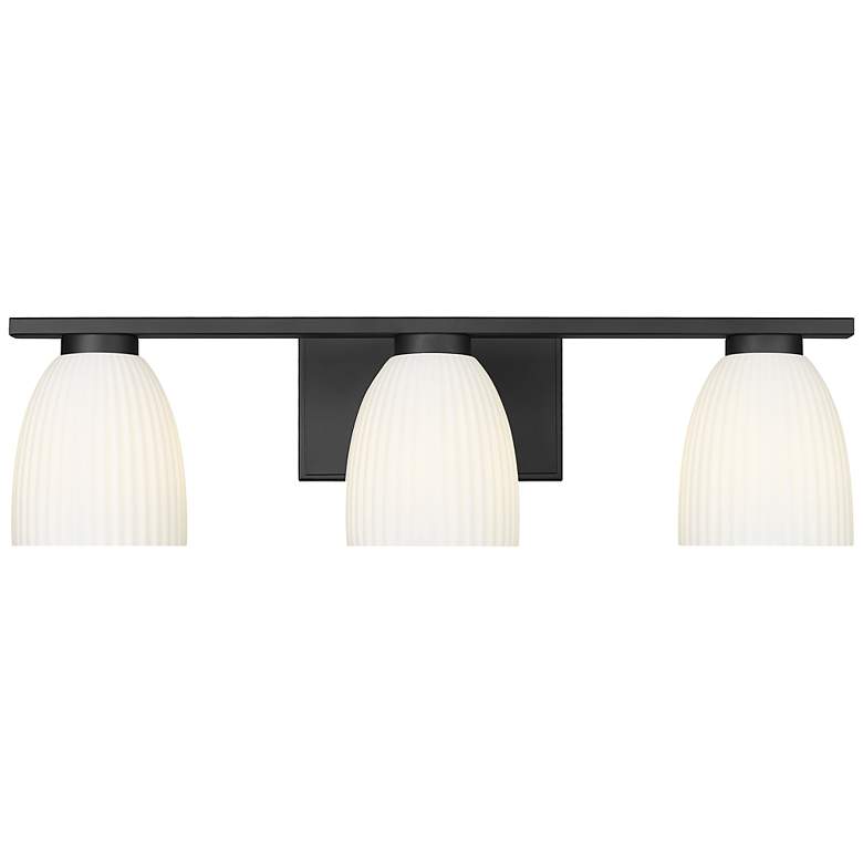 Image 4 Naya by Z-Lite Matte Black 3 Light Vanity more views