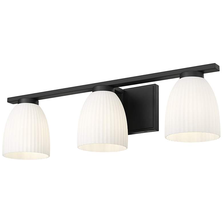 Image 5 Naya by Z-Lite Matte Black 3 Light Vanity more views