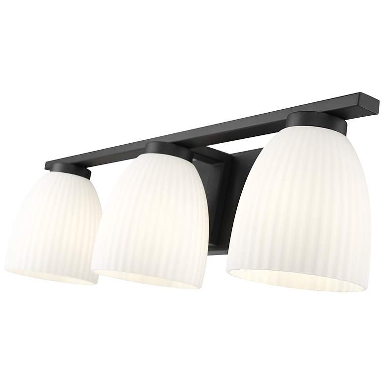 Image 6 Naya by Z-Lite Matte Black 3 Light Vanity more views