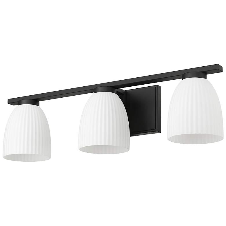 Image 7 Naya by Z-Lite Matte Black 3 Light Vanity more views
