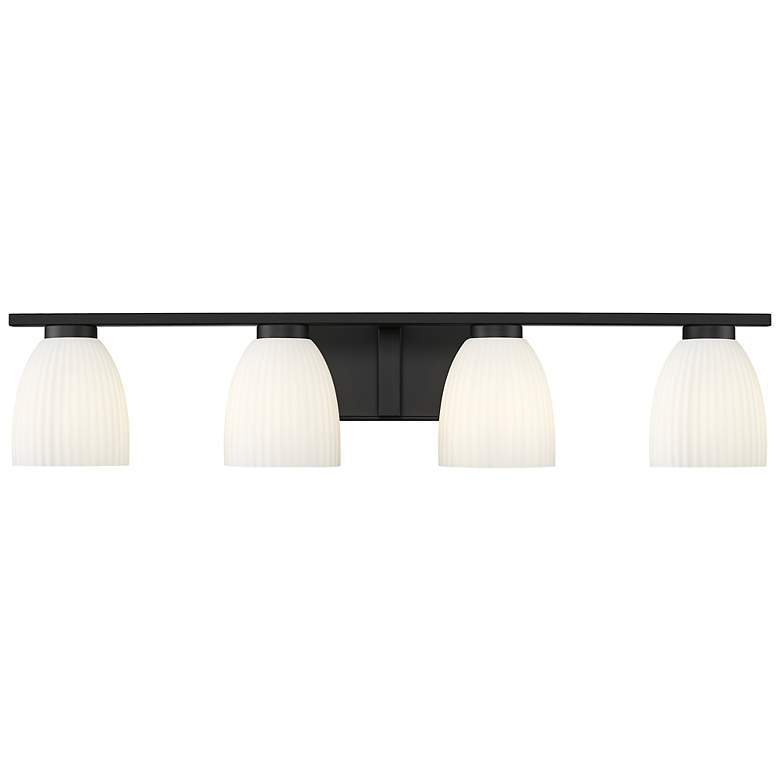 Image 4 Naya by Z-Lite Matte Black 4 Light Vanity more views