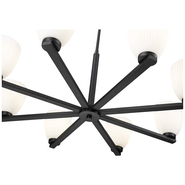 Image 6 Naya by Z-Lite Matte Black 8 Light Chandelier more views