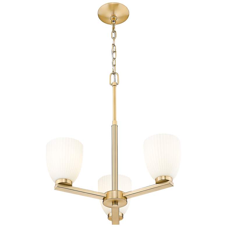 Image 4 Naya by Z-Lite Modern Gold 3 Light Chandelier more views