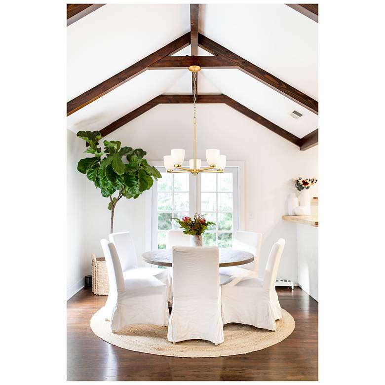 Image 3 Naya by Z-Lite Modern Gold 5 Light Chandelier more views