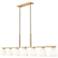 Naya by Z-Lite Modern Gold 7 Light Linear Chandelier