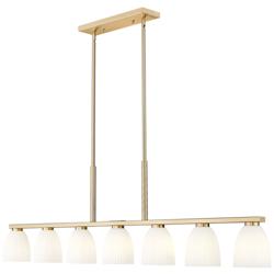 Naya by Z-Lite Modern Gold 7 Light Linear Chandelier
