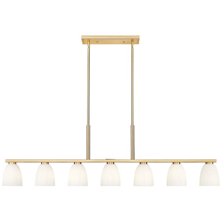 Image 4 Naya by Z-Lite Modern Gold 7 Light Linear Chandelier more views