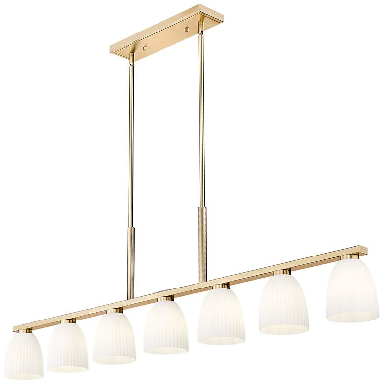 Image 5 Naya by Z-Lite Modern Gold 7 Light Linear Chandelier more views