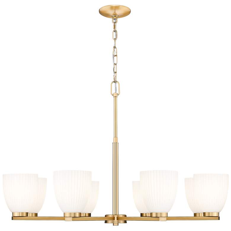 Image 1 Naya by Z-Lite Modern Gold 8 Light Chandelier