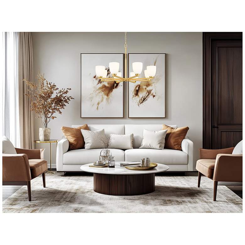 Image 3 Naya by Z-Lite Modern Gold 8 Light Chandelier more views