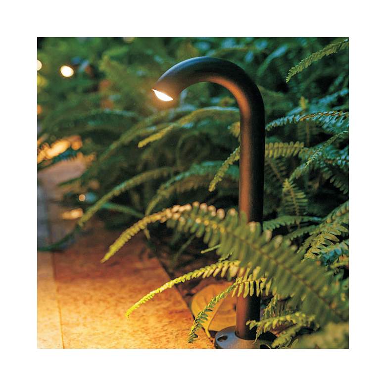 Image 3 Nazar 19 1/2" High Black LED Landscape Path Light more views