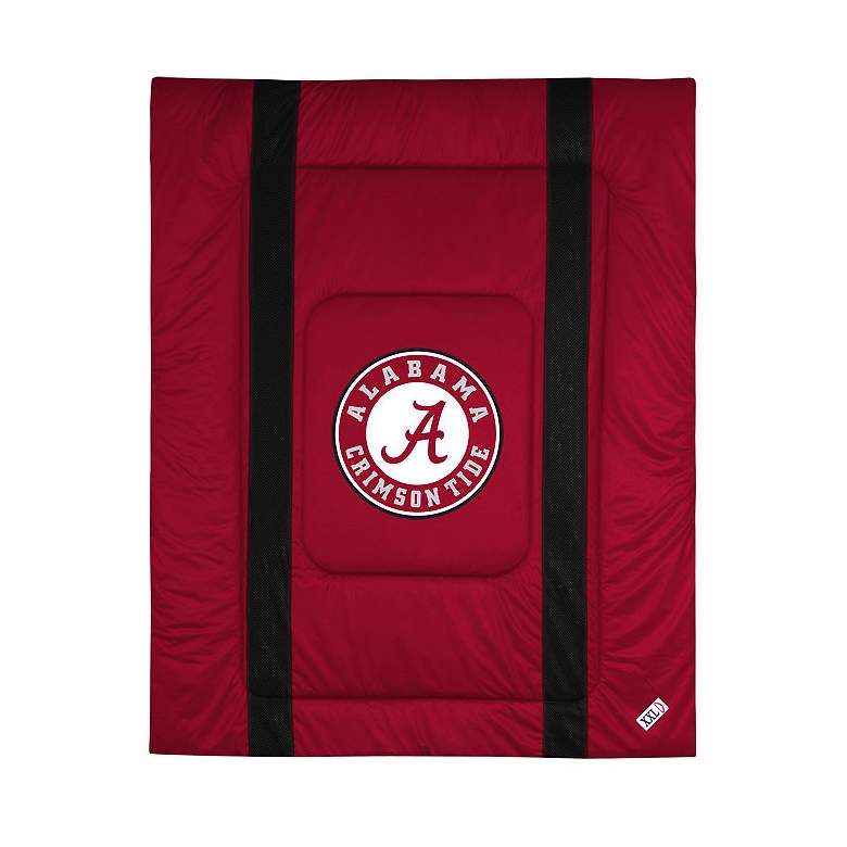 Image 1 NCAA Alabama Crimson Tide Sidelines Queen Comforter