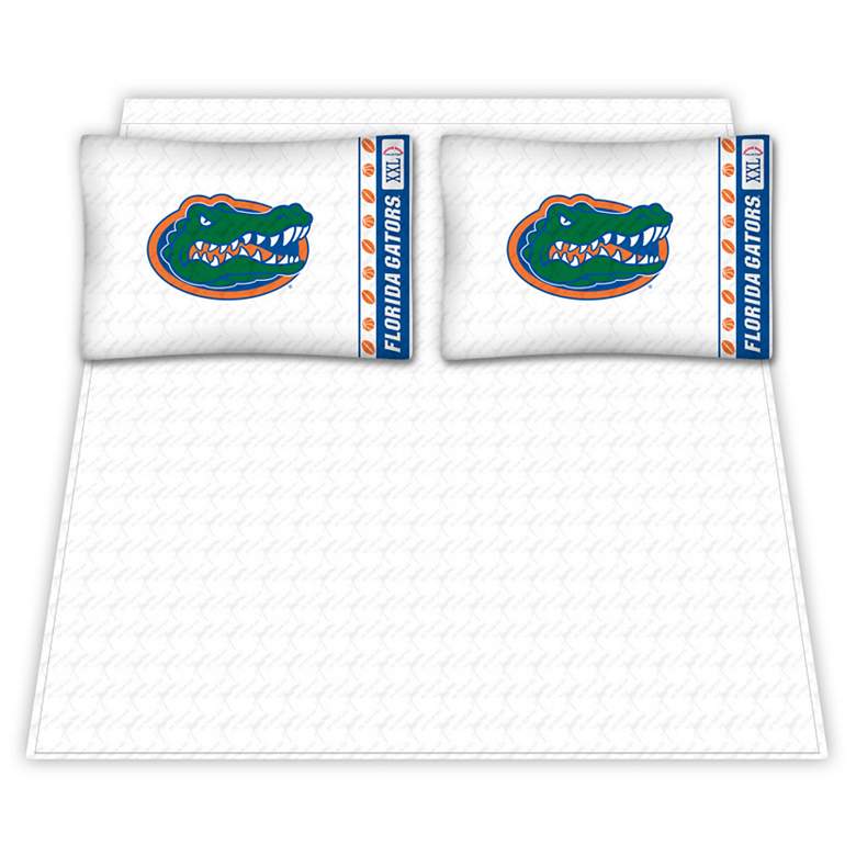 Image 1 NCAA Florida Gators Micro Fiber Full Sheet Set