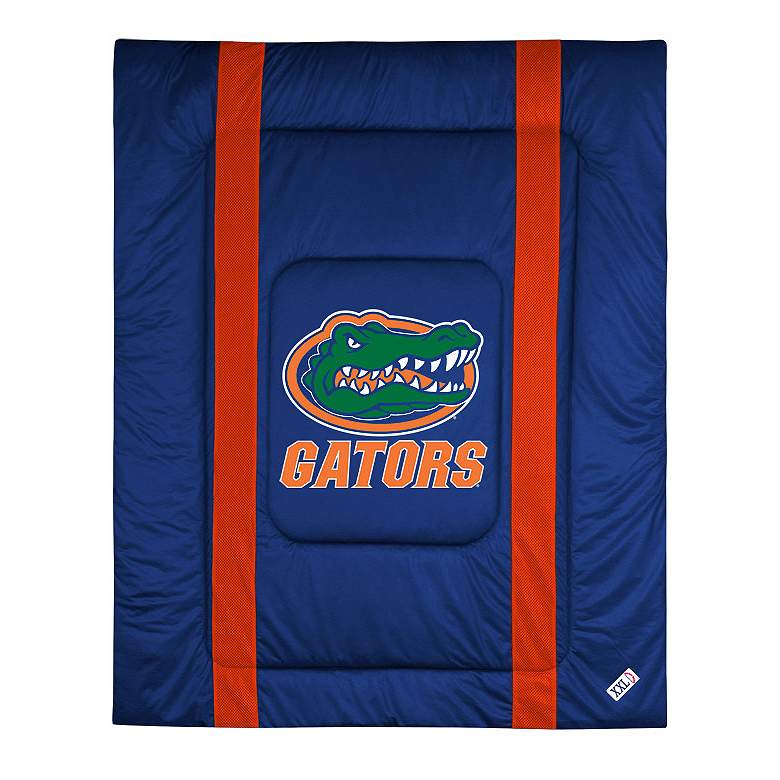 Image 1 NCAA Florida Gators Sidelines Queen Comforter