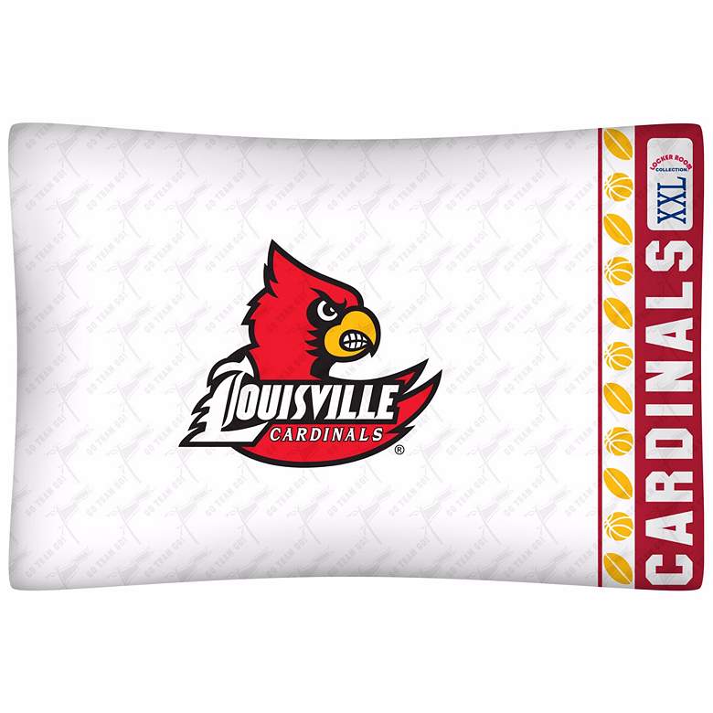 Image 1 NCAA Louisville Cardinals Micro Fiber Pillow Case