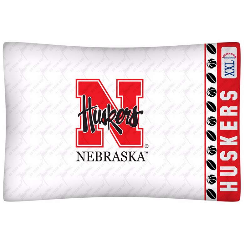Image 1 NCAA Nebraska Cornhuskers Micro Fiber Pillow Case