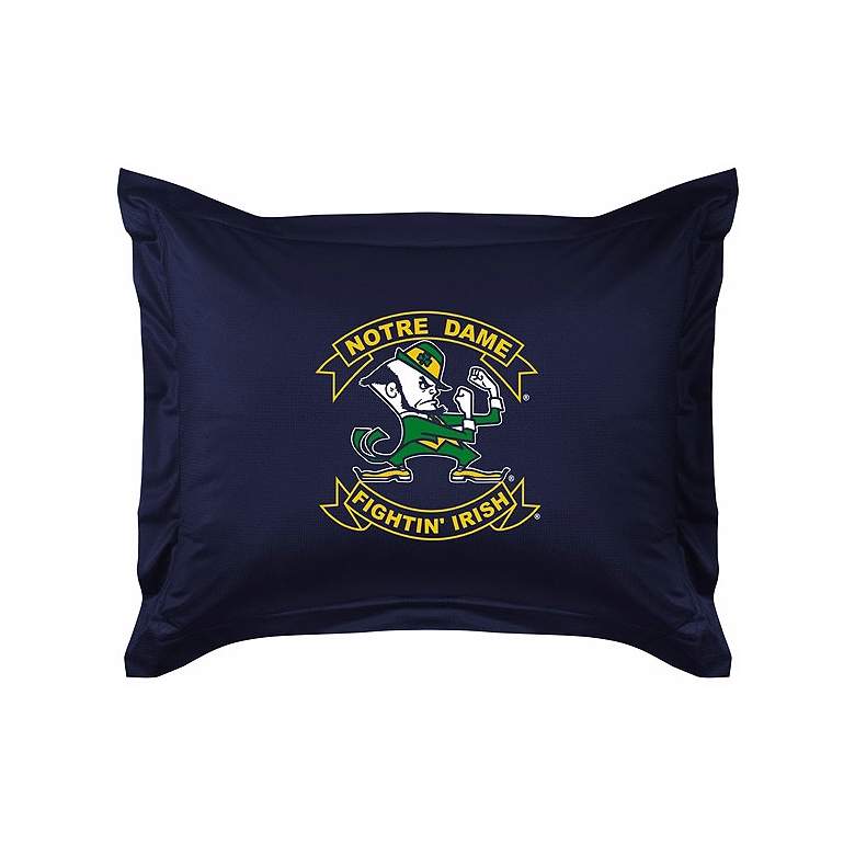 Image 1 NCAA Notre Dame Fighting Irish Locker Room Pillow Sham
