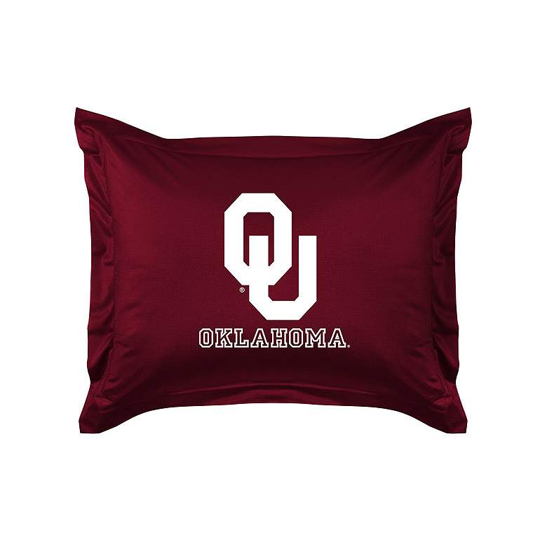 Image 1 NCAA Oklahoma Sooners Locker Room Pillow Sham
