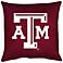 NCAA Texas A&M Aggies Locker Room Throw Pillow