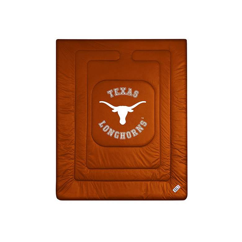 Image 1 NCAA Texas Longhorns Locker Room Queen Comforter