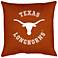 NCAA Texas Longhorns Locker Room Throw Pillow