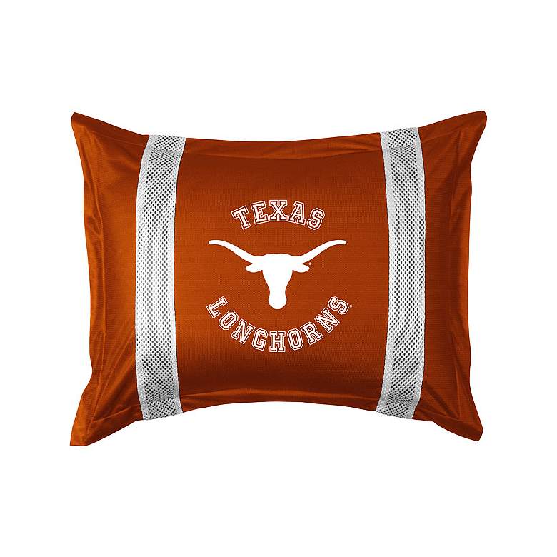 Image 1 NCAA Texas Longhorns Sidelines Pillow Sham